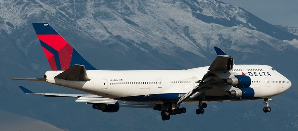 Delta Air Lines, Boeing 747