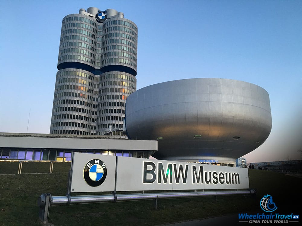 BMW Museum Building Wheelchair Access Review