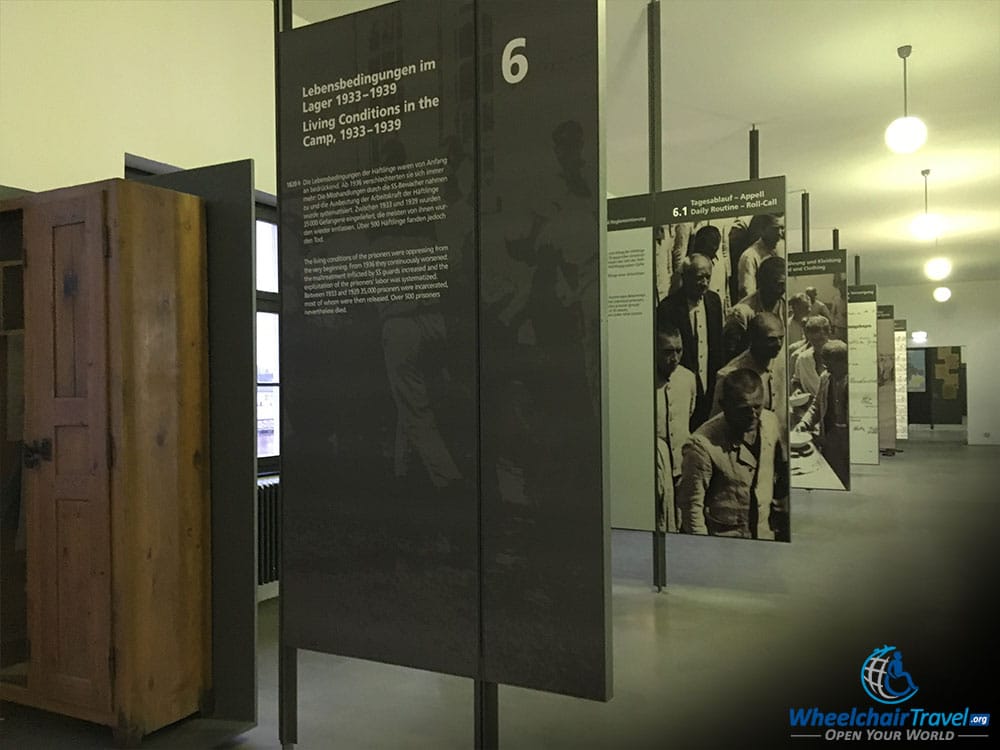 Dachau Concentration Camp Historical Museum Display and Exhibition