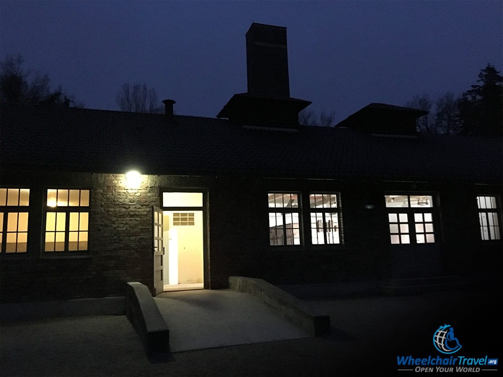 Dachau Crematorium Building, Wheelchair Access Ramp