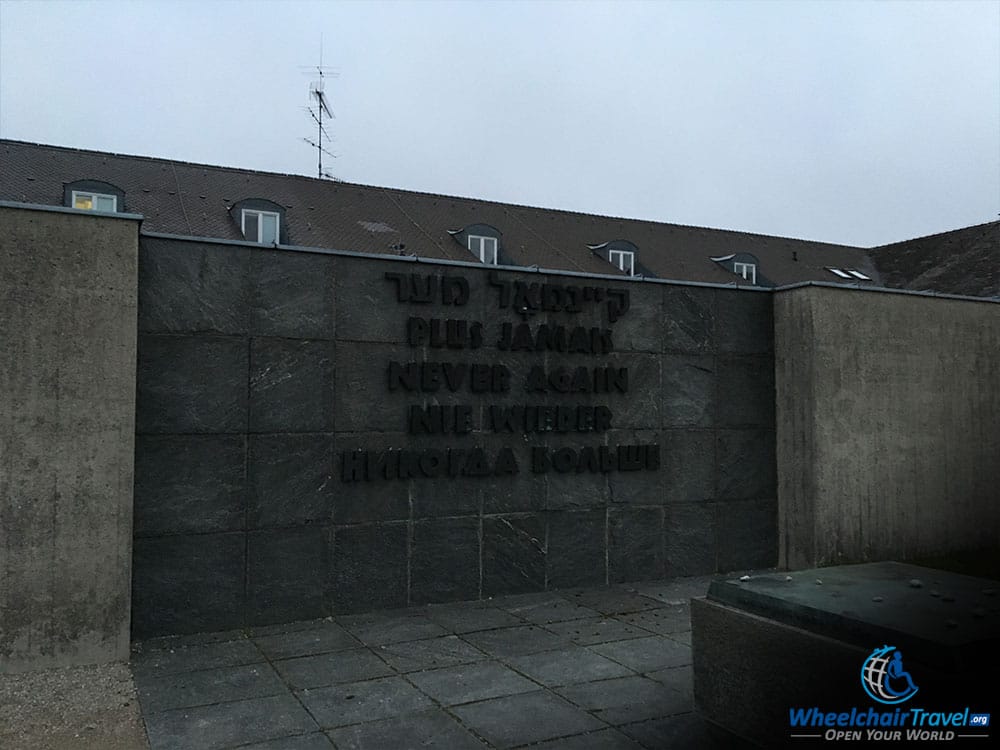 Never Again International Memorial Wall, Dachau Concentration Camp