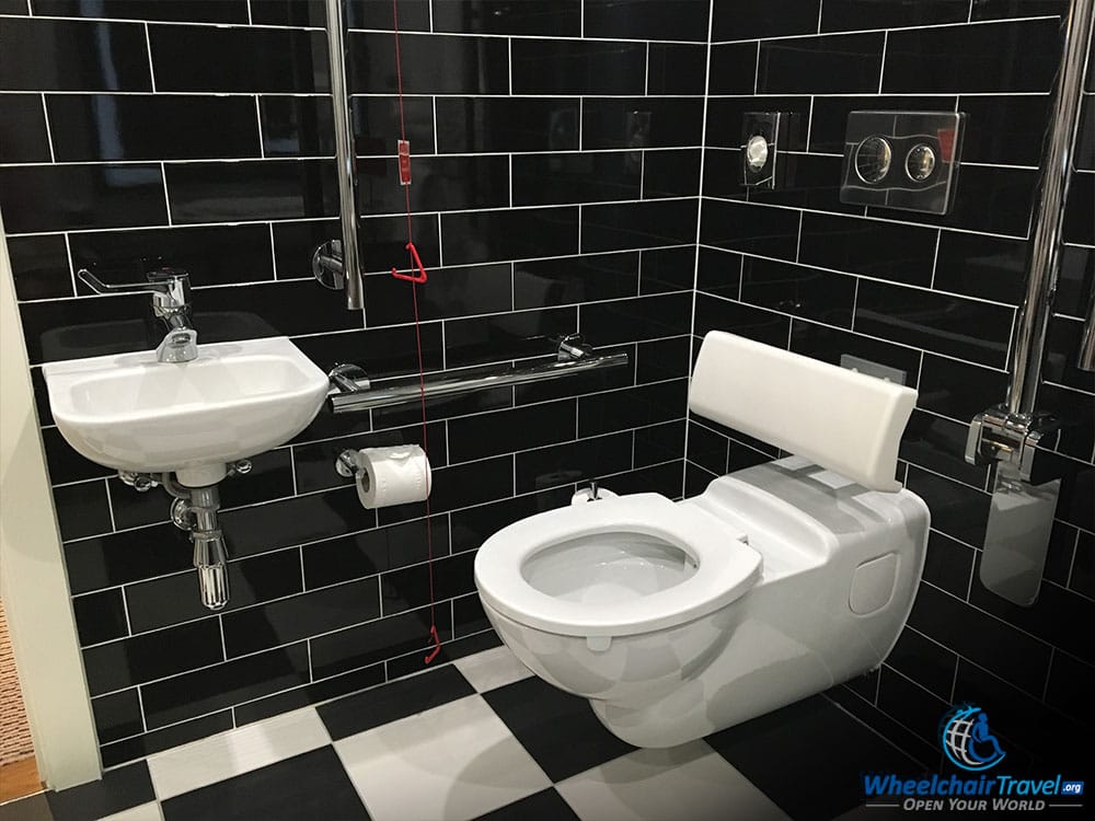 Hilton London Wembley Wheelchair Accessible Bathroom Toilet