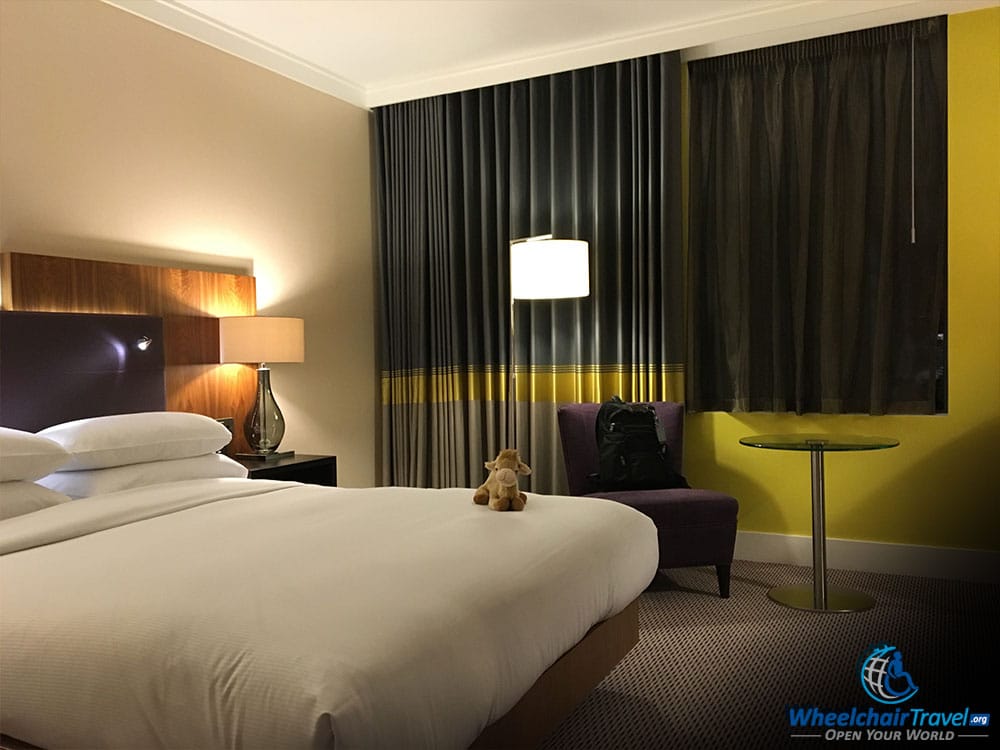 Hilton London Wembley Queen Size Bed Wheelchair Accessible Room