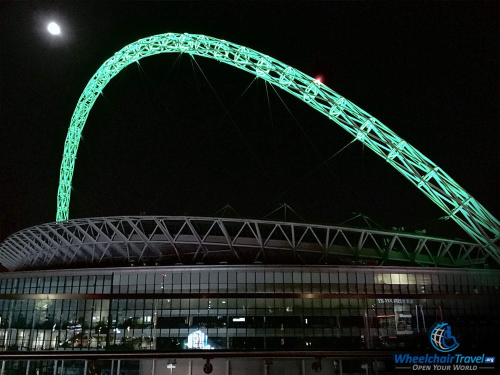 Wembley Stadium View From Hilton Hotel Executive Lounge Outdoor Deck