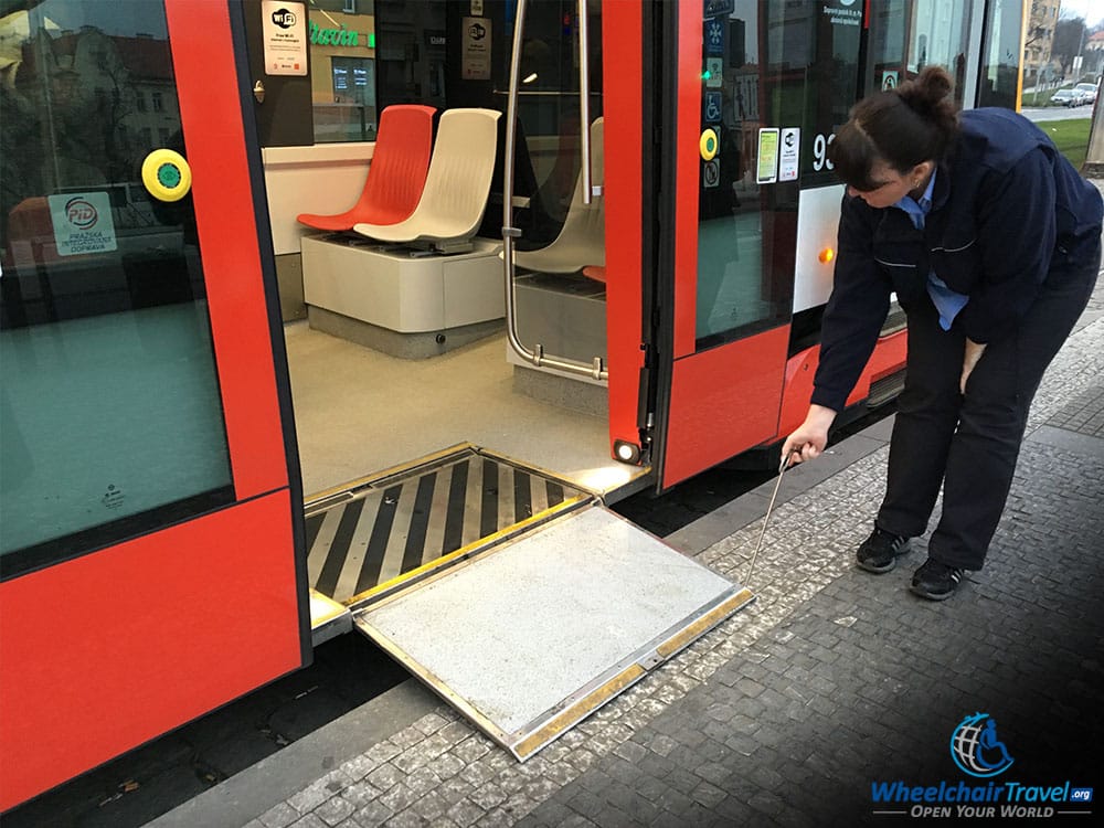 Prague Tramp Wheelchair Accessible Ramp