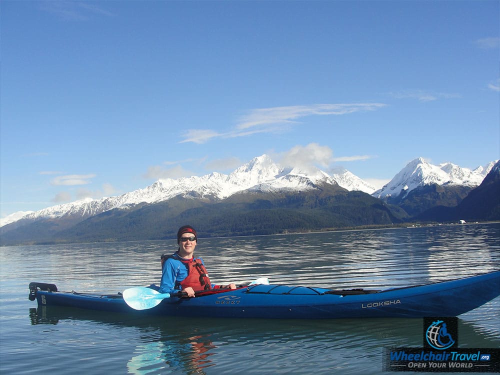 Kayaking on Resurrection Bay in Seward, Alaska