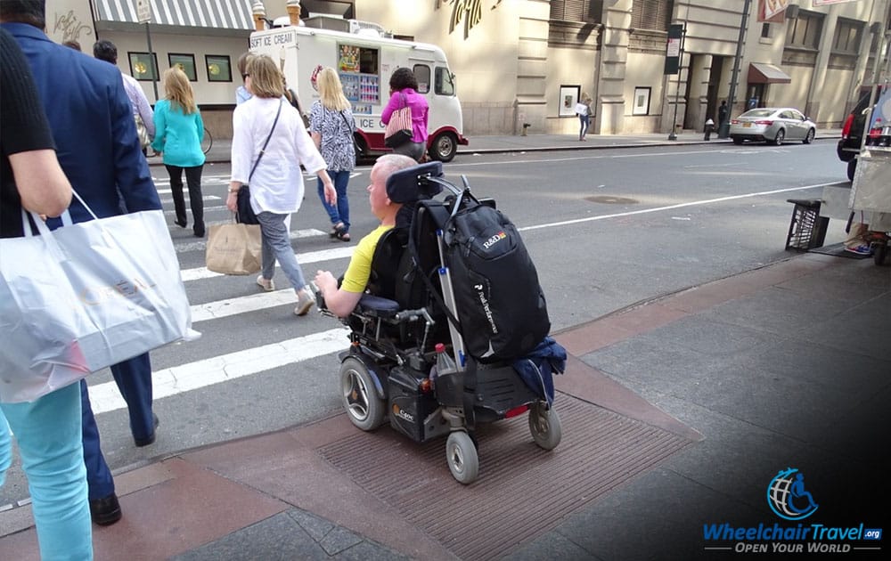 New York City Wheelchair Curb Cut Ramp