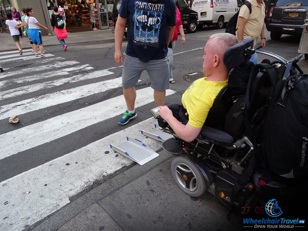 Portable Ramp for getting over New York City Curb