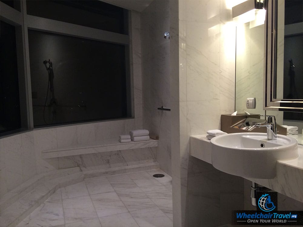 Bangkok Marriott Sukhumvit Wheelchair Accessible Bathroom