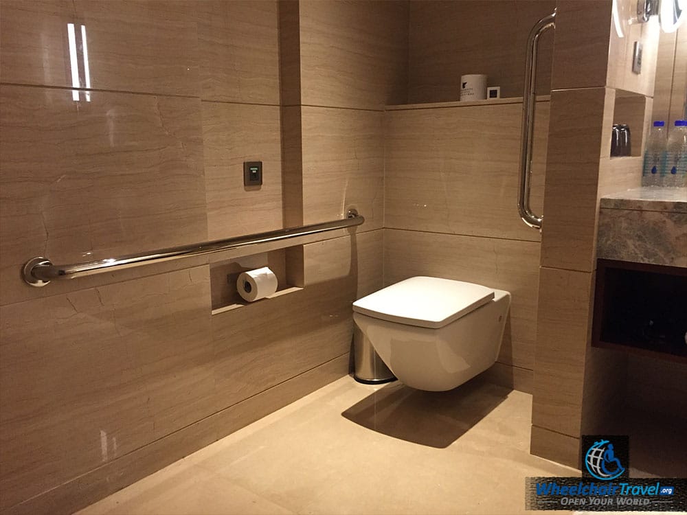 JW Marriott Beijing Hotel Room Wheelchair Accessible Bathroom Toilet