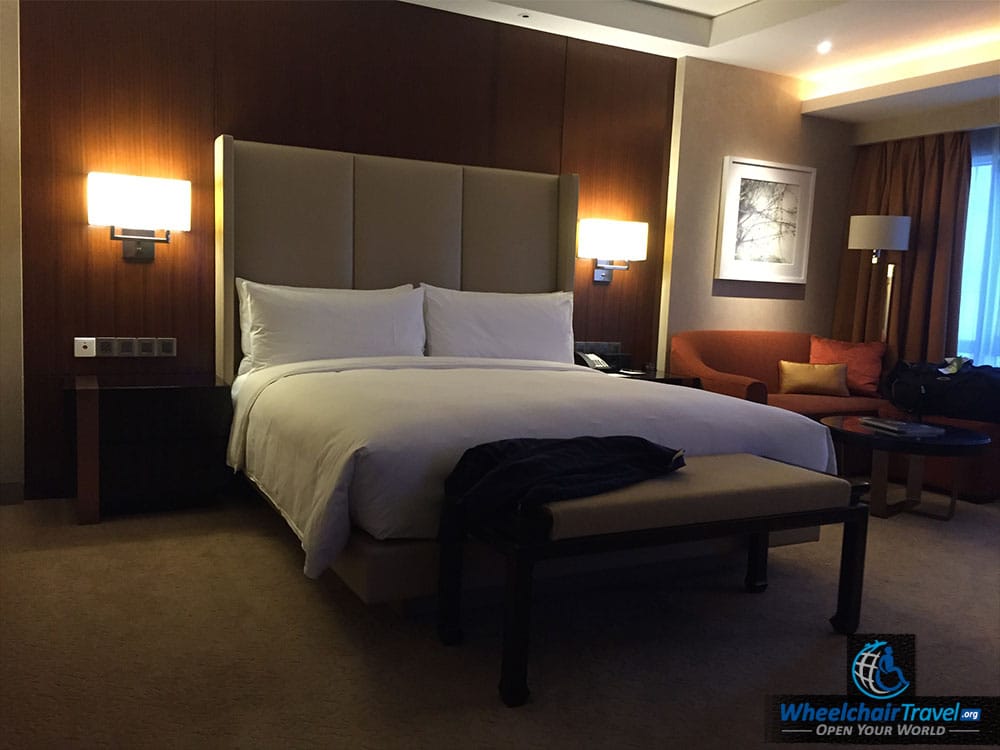 JW Marriott Beijing Wheelchair Accessible Hotel Room King Size Bed