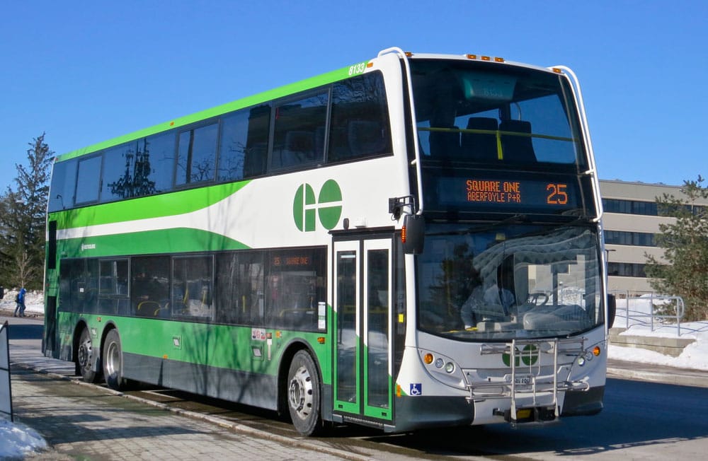 Toronto Public Transportation GO Transit Bus