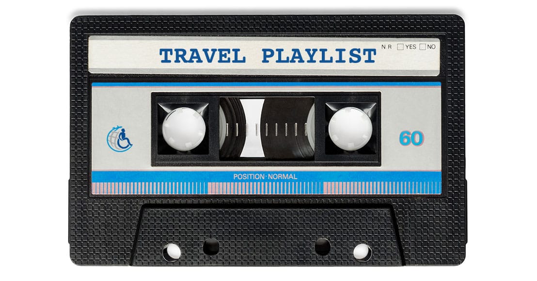 Travel Music Playlist Cassette Tape