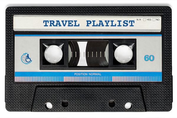 Travel Music Playlist Cassette Tape