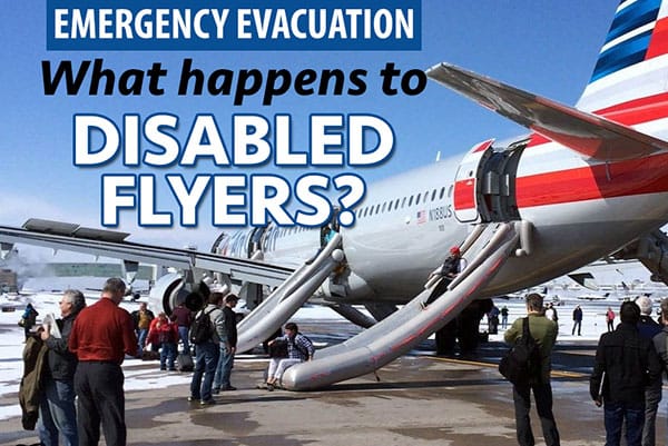 Photo Description: An American Airlines aircraft on a runway at Denver International Airport, with its emergency evacuation slides deployed.