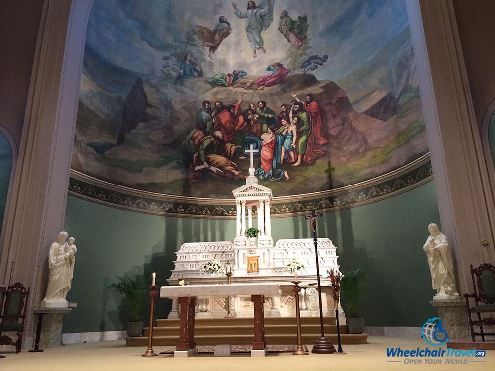 The altar at the Pro-Cathedral of St. John the Apostle & Evangelist in St. Louis, Missouri.