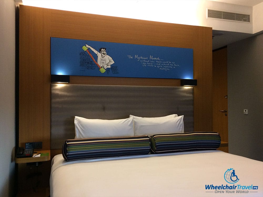 PHOTO DESCRIPTON: King size bed at the Aloft Kuala Lumpur Sentral Hotel.