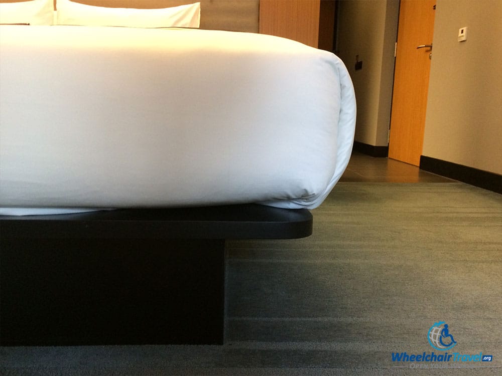 PHOTO DESCRIPTION: Space under the bed at the Aloft Kuala Lumpur Sentral Hotel.