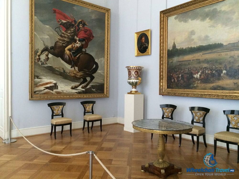 PHOTO DESCRIPTION: Painting of Napoleon in Charlottenburg Palace.