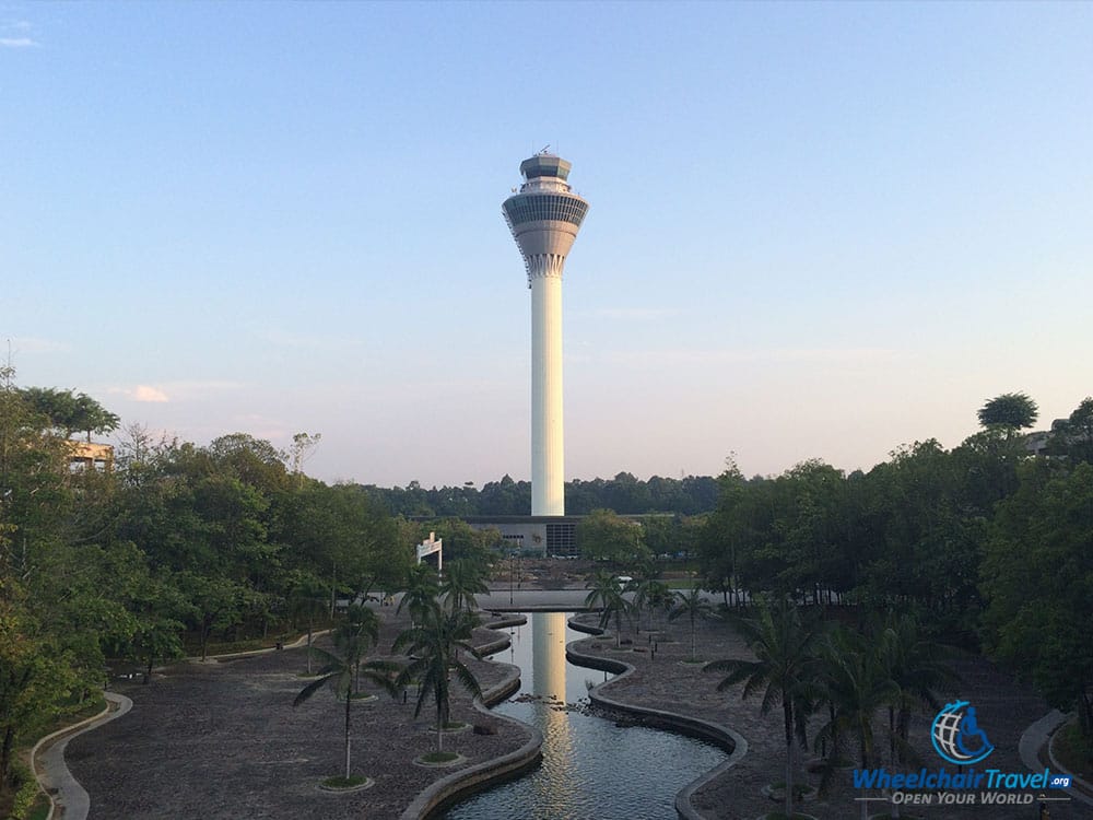 PHOTO DESCRIPTION: Aircraft Control Tower at Kuala Lumpur International Airport in Malaysia.