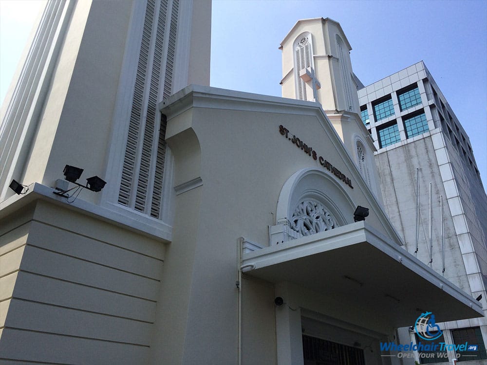 PHOTO DESCRIPTION: Exterior view of St. John's Cathedral in Kuala Lumpur.