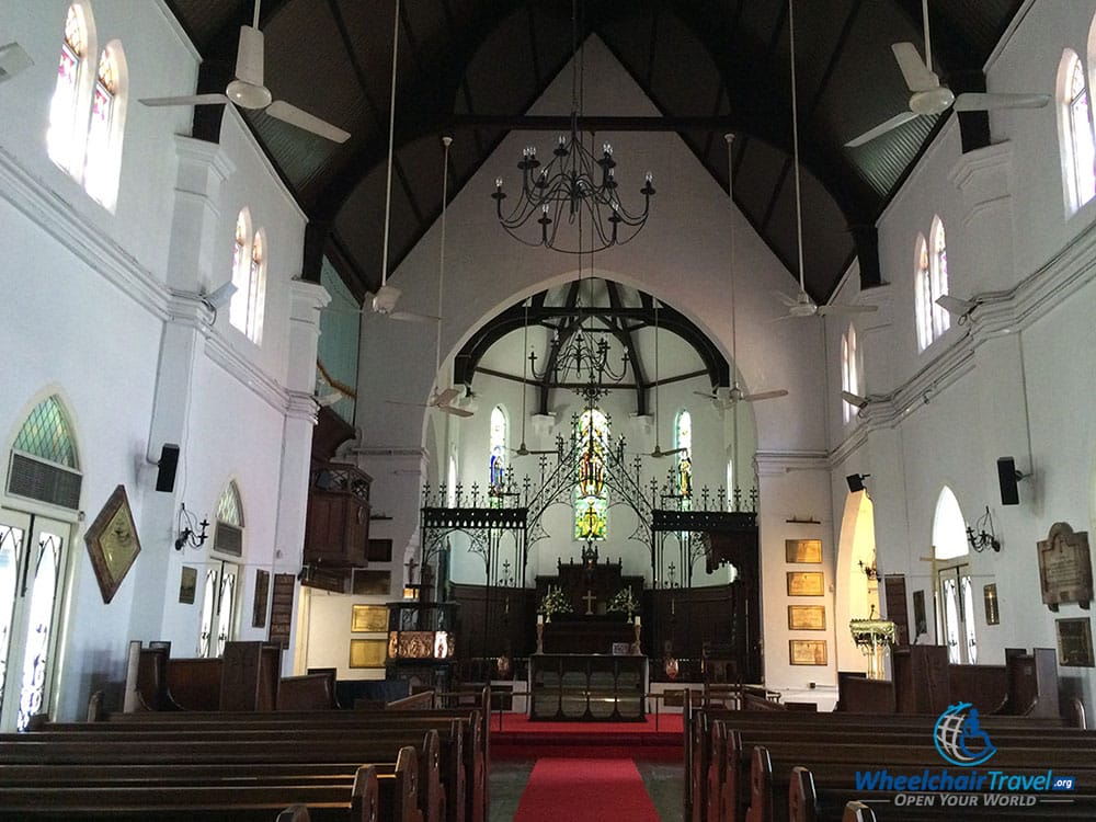 PHOTO DESCRIPTION: Interior of St. Mary's Cathedral in Kuala Lumpur.