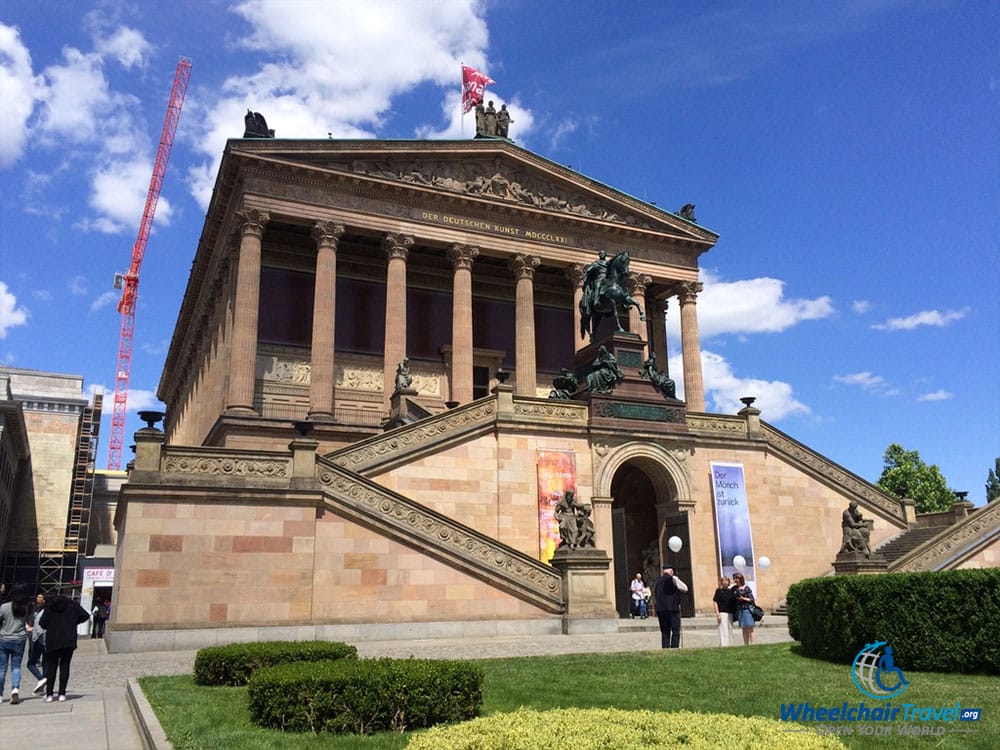 PHOTO DESCRIPTION: Berlin's Alte Nationalgalerie on Museum Island.