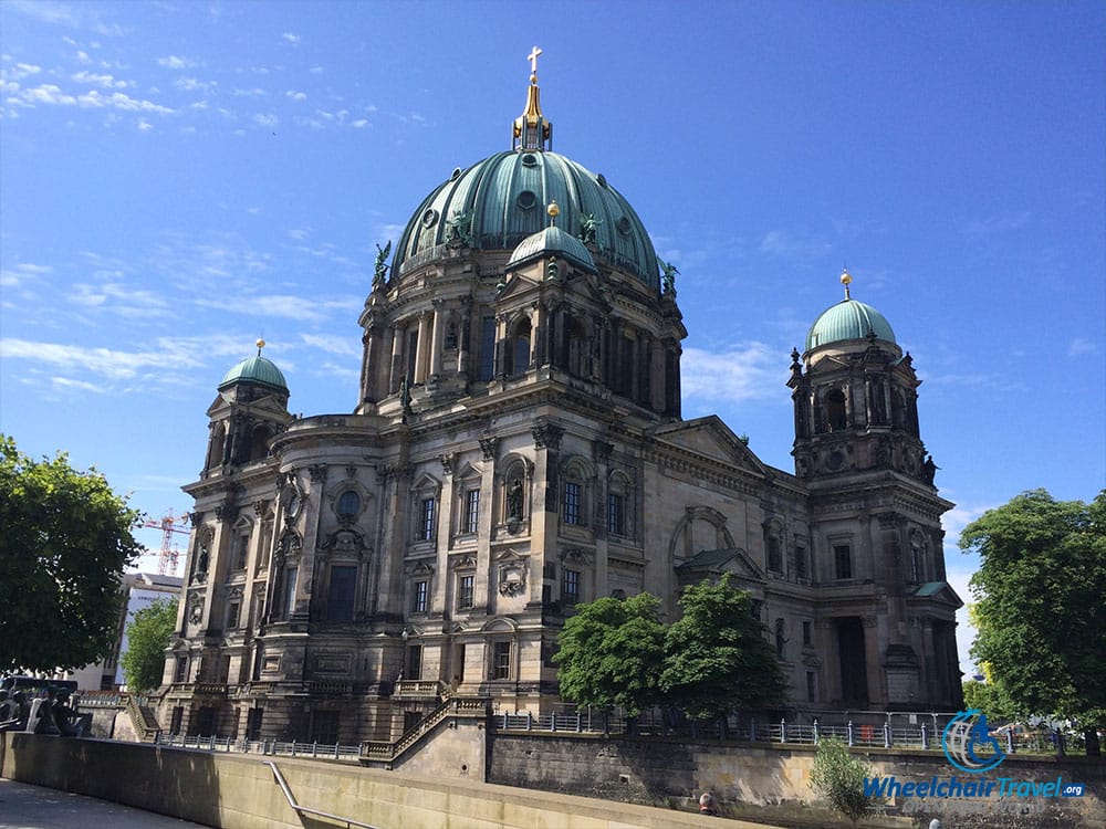 PHOTO DESCRIPTION: Berlin Cathedral on the banks of the Spree River.