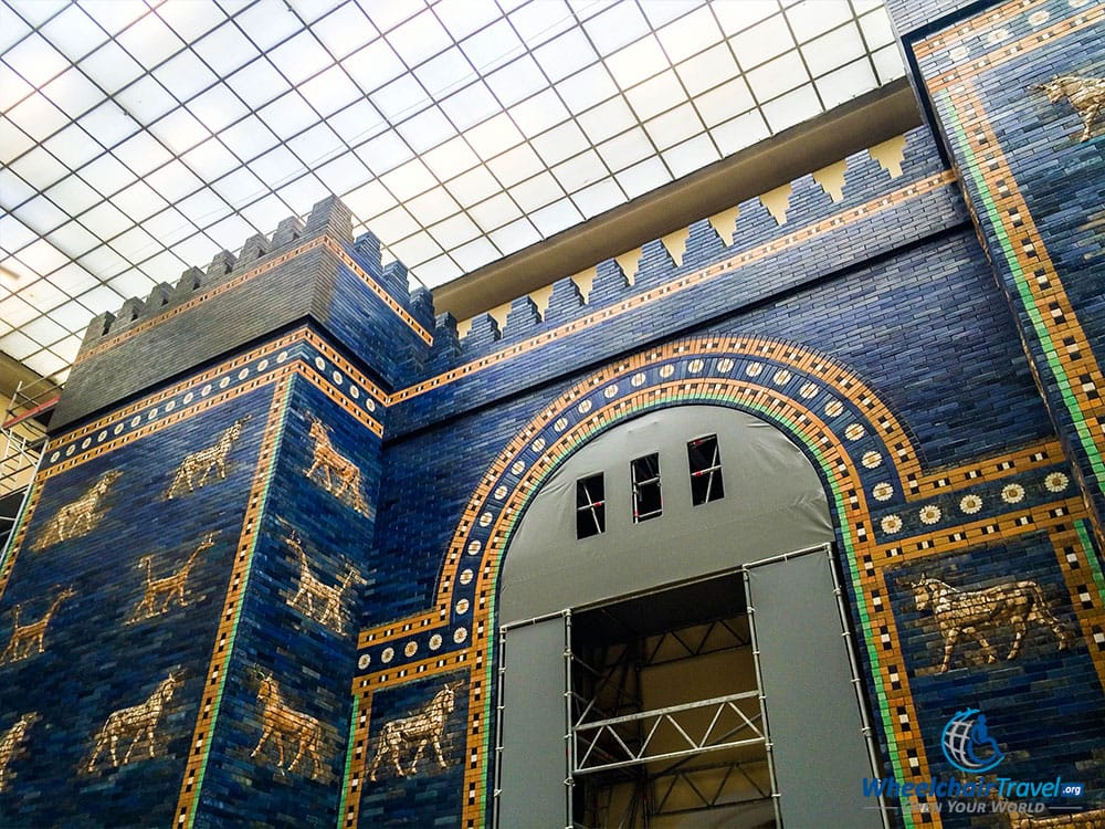 PHOTO DESCRIPTION: The Ishtar Gate reconstruction at the Pergamon Museum in Berlin, Germany.