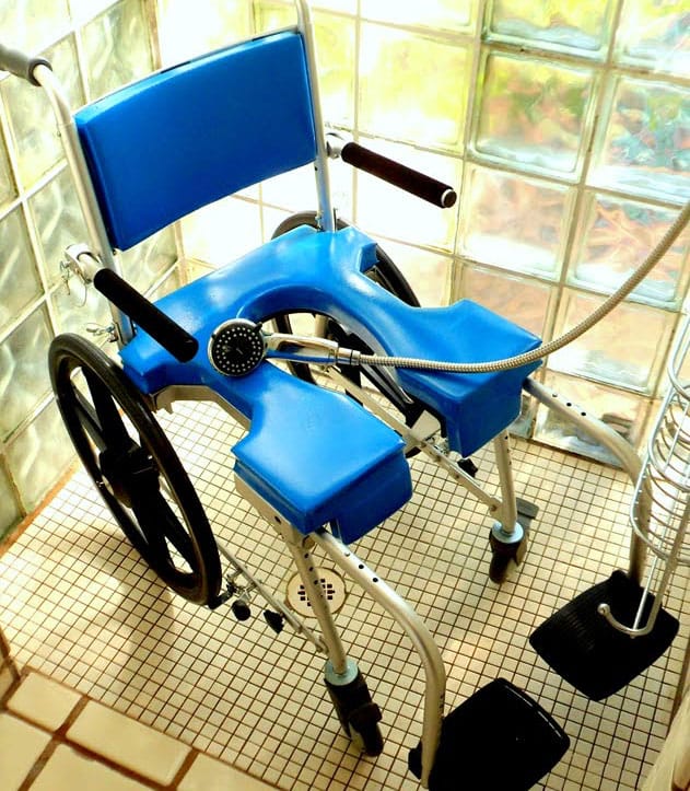 GO-Anywhere Commode ‘N Shower Chair - Self Propel