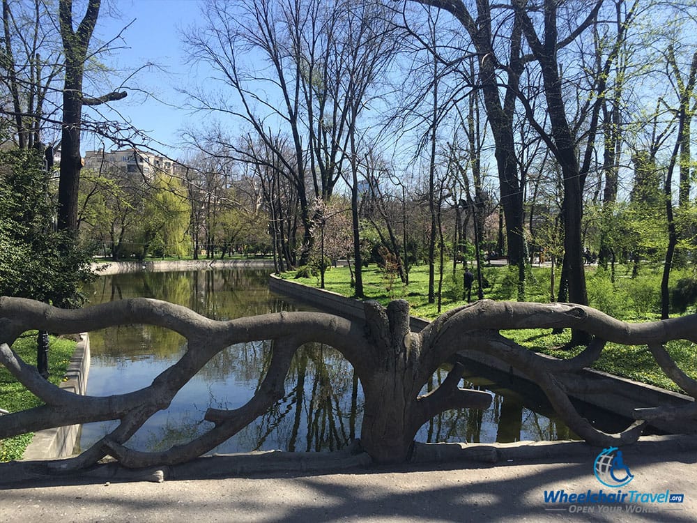 The Cismigiu Gardens in downtown Bucharest.