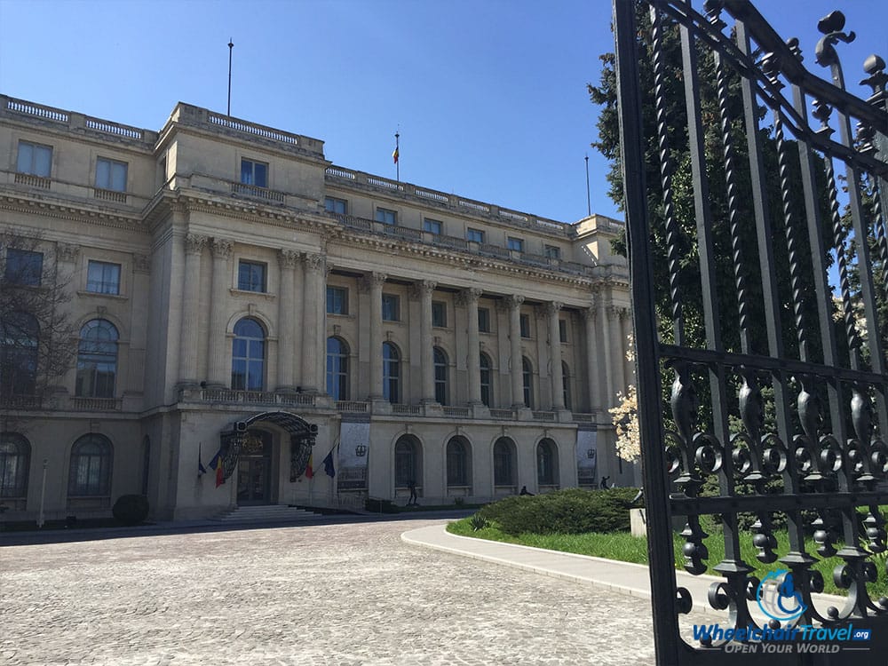 PHOTO DESCRIPTION: The National Museum of Art of Romania.