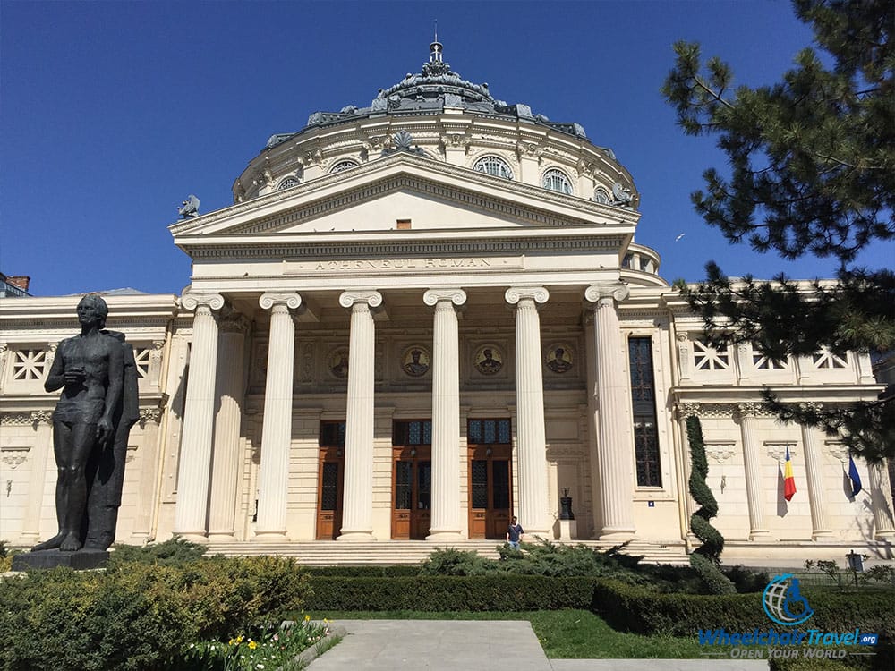 PHOTO DESCRIPTION: The historic Romanian Athenaeum.