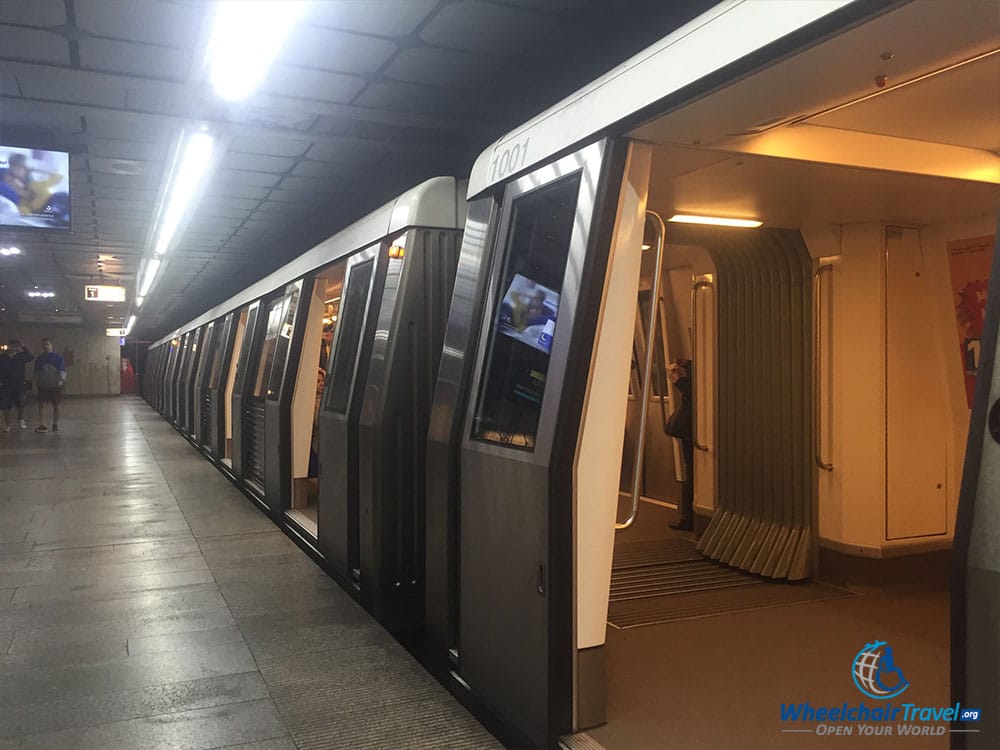 PHOTO: Bucharest Metro Subway train.