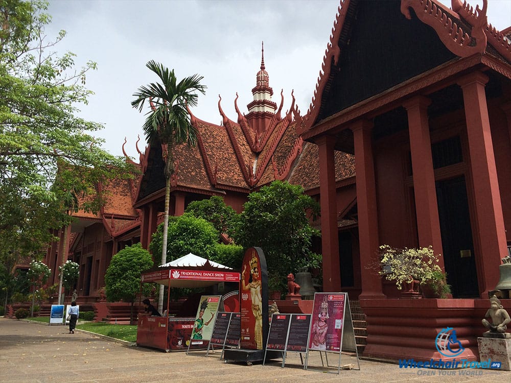 PHOTO: National Museum of Cambodia, building exterior.