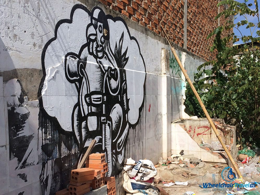 PHOTO: Street art in Phnom Penh, Cambodia.