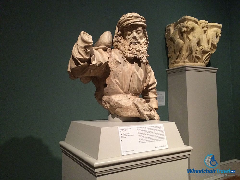 PHOTO: Statue of St. Christopher at St. Louis Art Museum.