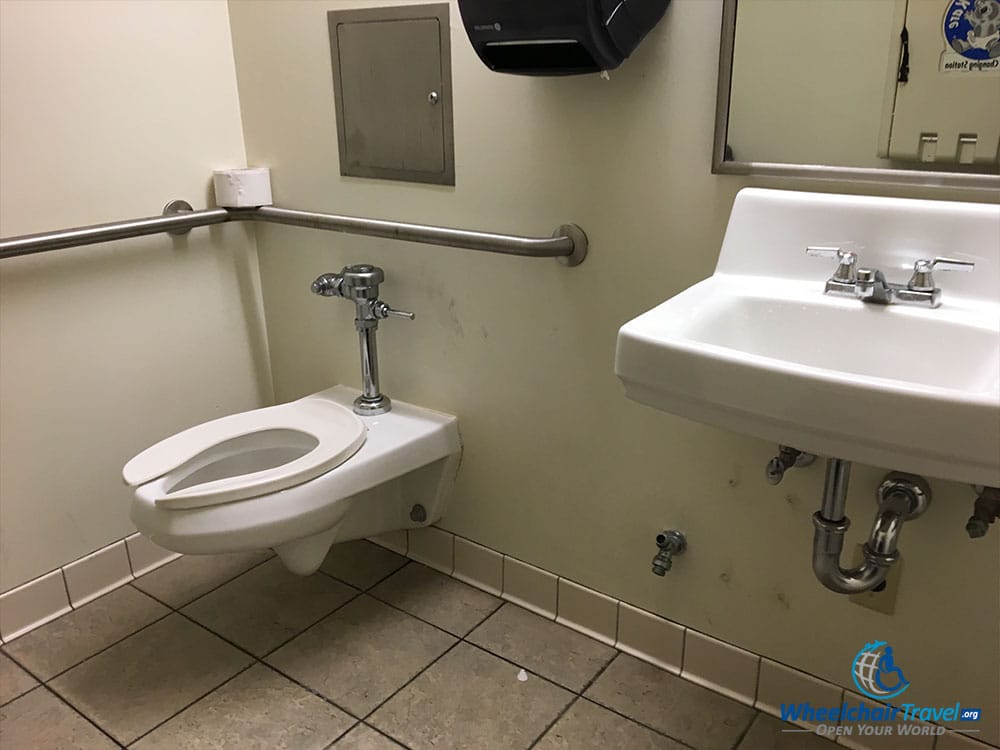 PHOTO: ADA bathroom at Miller Park in Milwaukee.