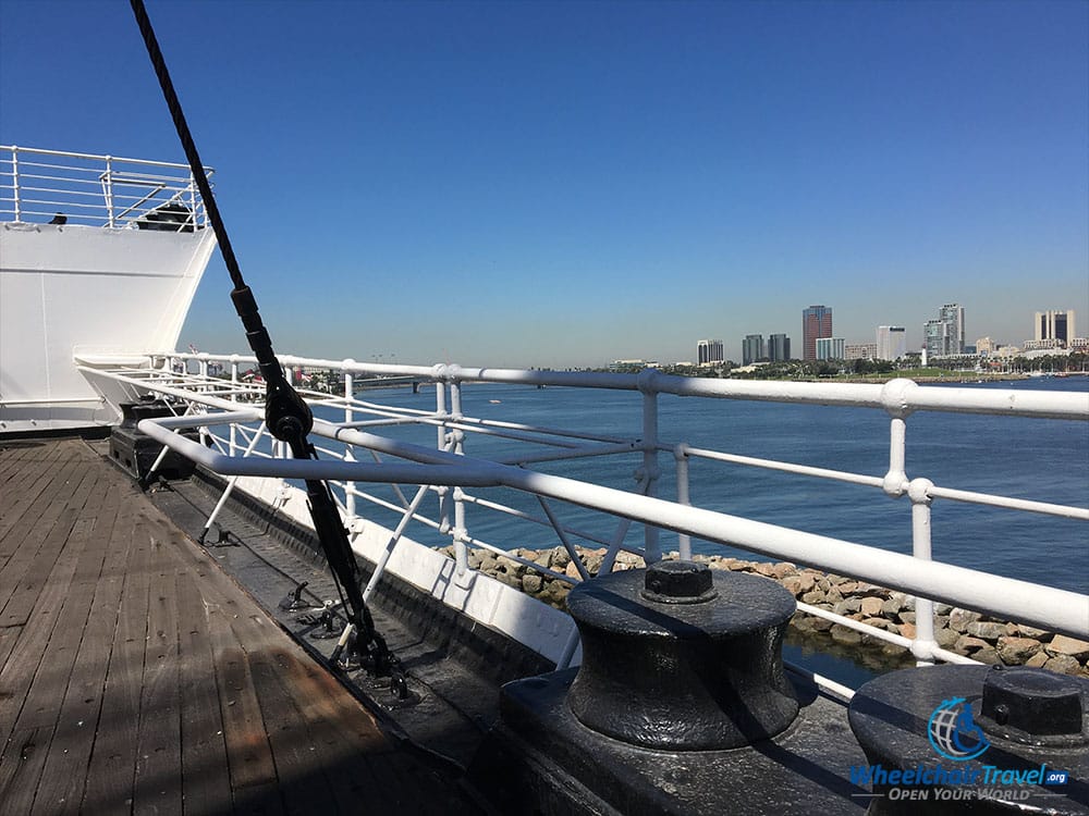 PHOTO: Well Deck on RMS Queen Mary.