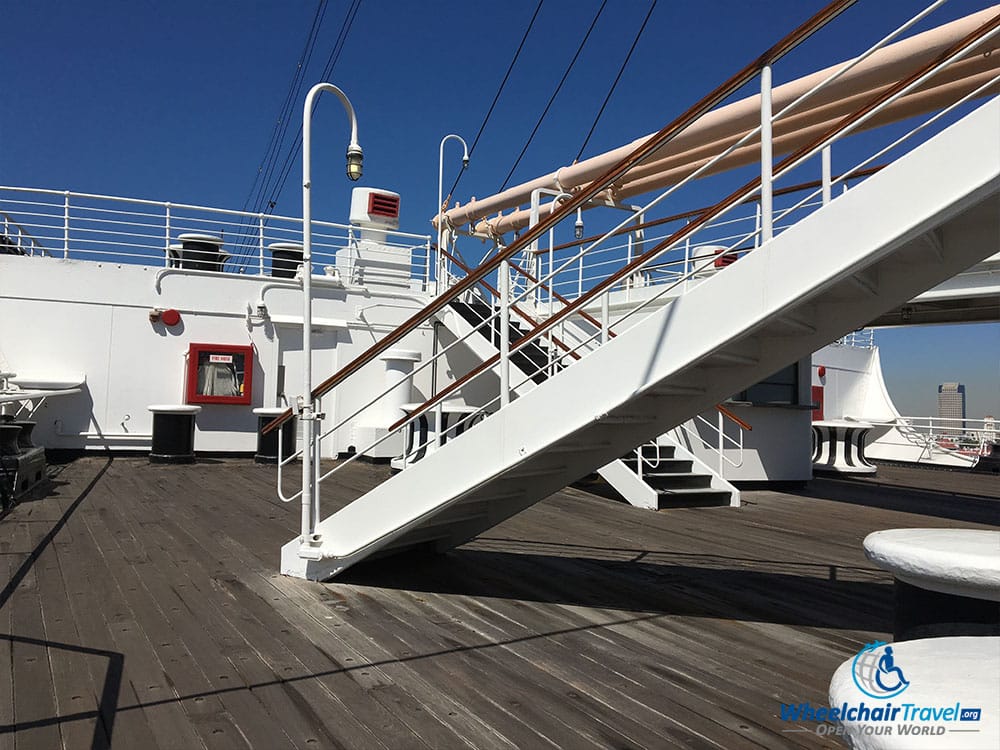 PHOTO: Well Deck on RMS Queen Mary.