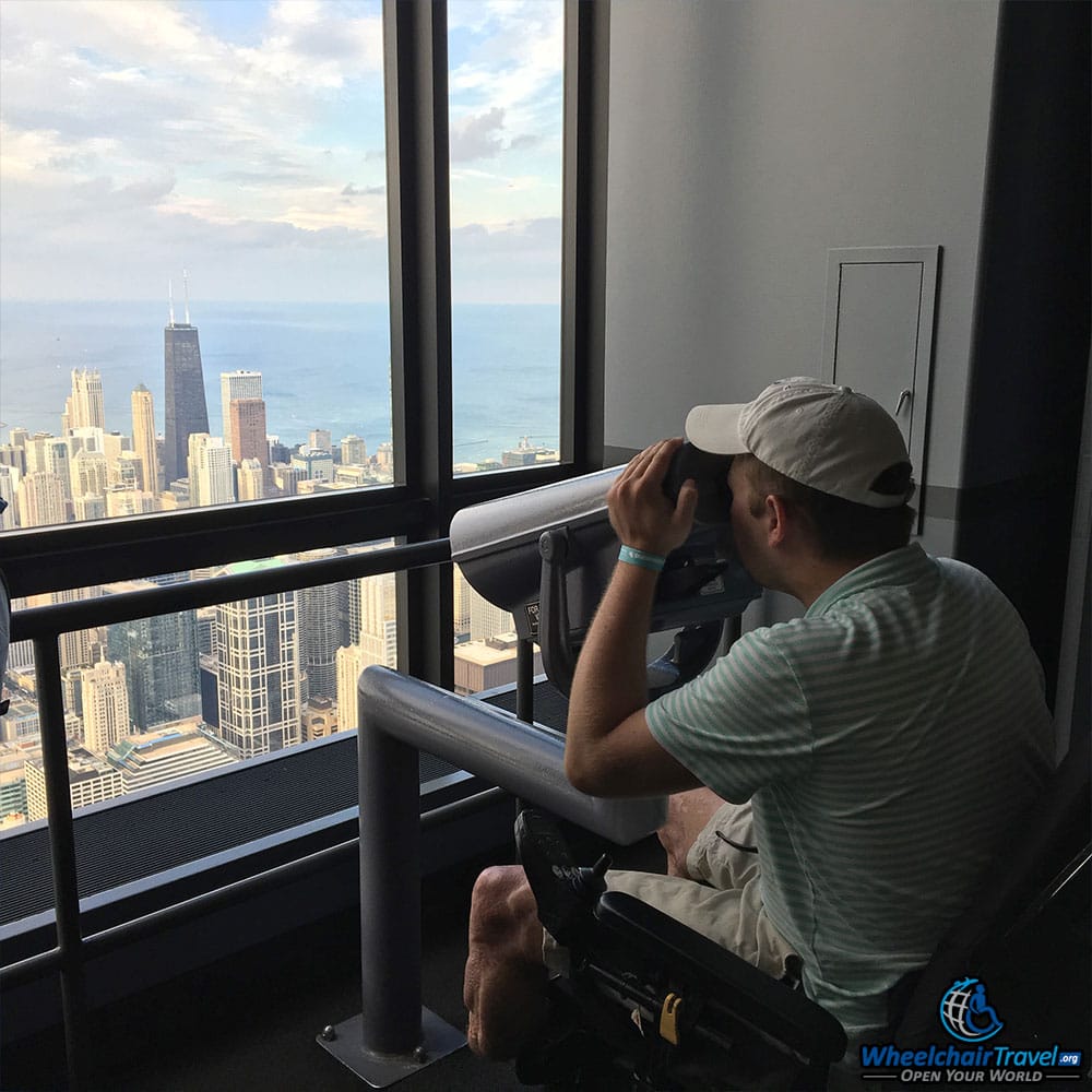 John Hancock Center from inside Willis (Sears) Tower.