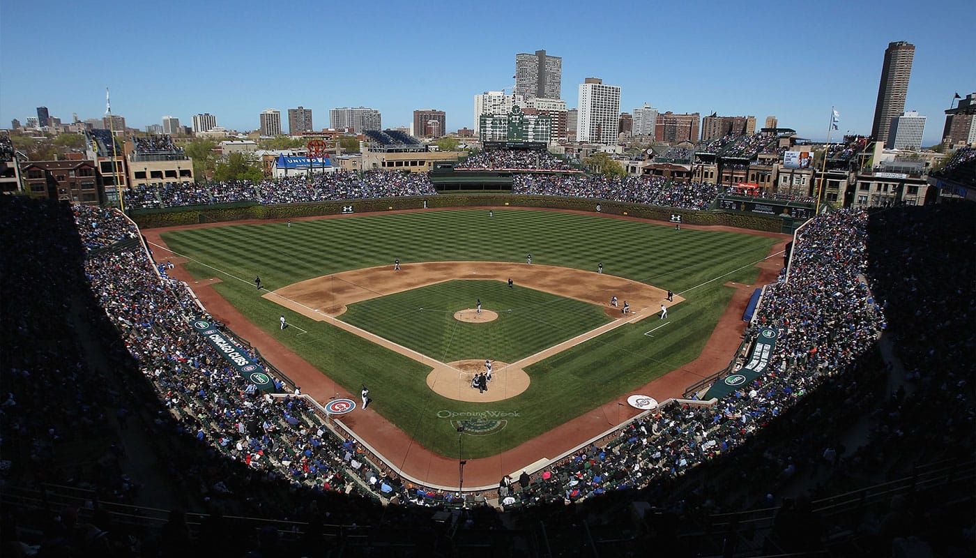 Wheelchair accessible Chicago Cubs game.