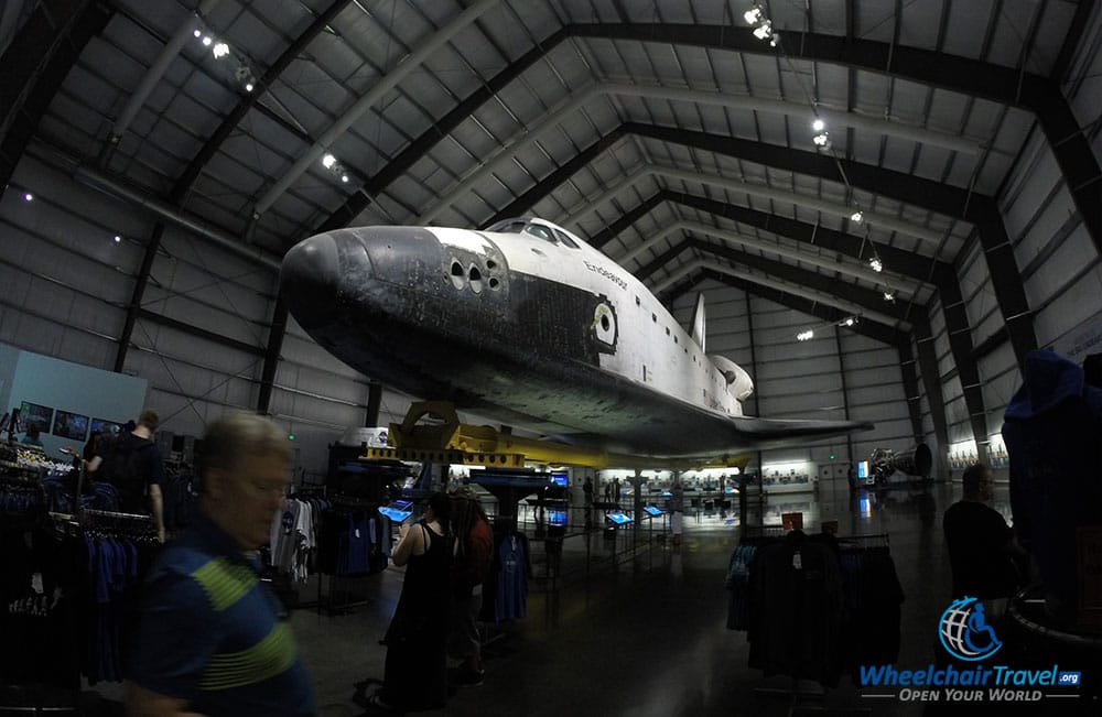 PHOTO: Space Shuttle Endeavour as seen from the nose of the nose.