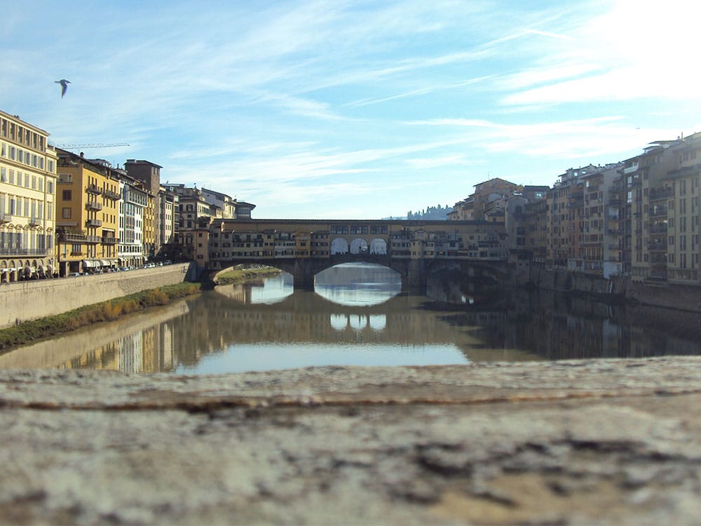 The Ponte Vecchio in Florence, Italy