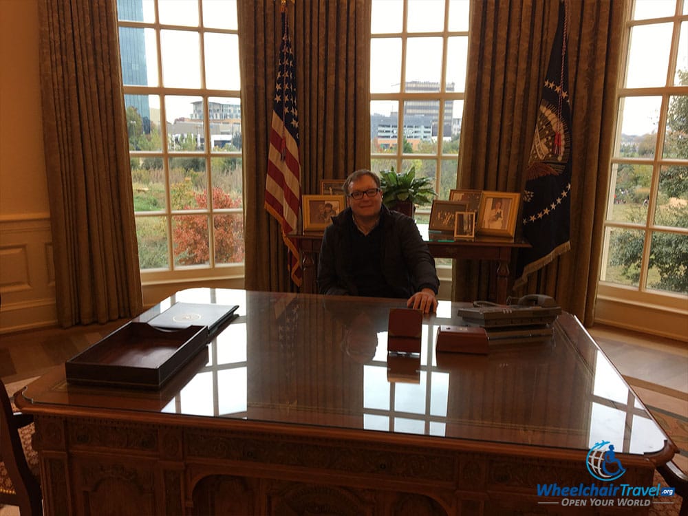 John Morris in the Oval Office.