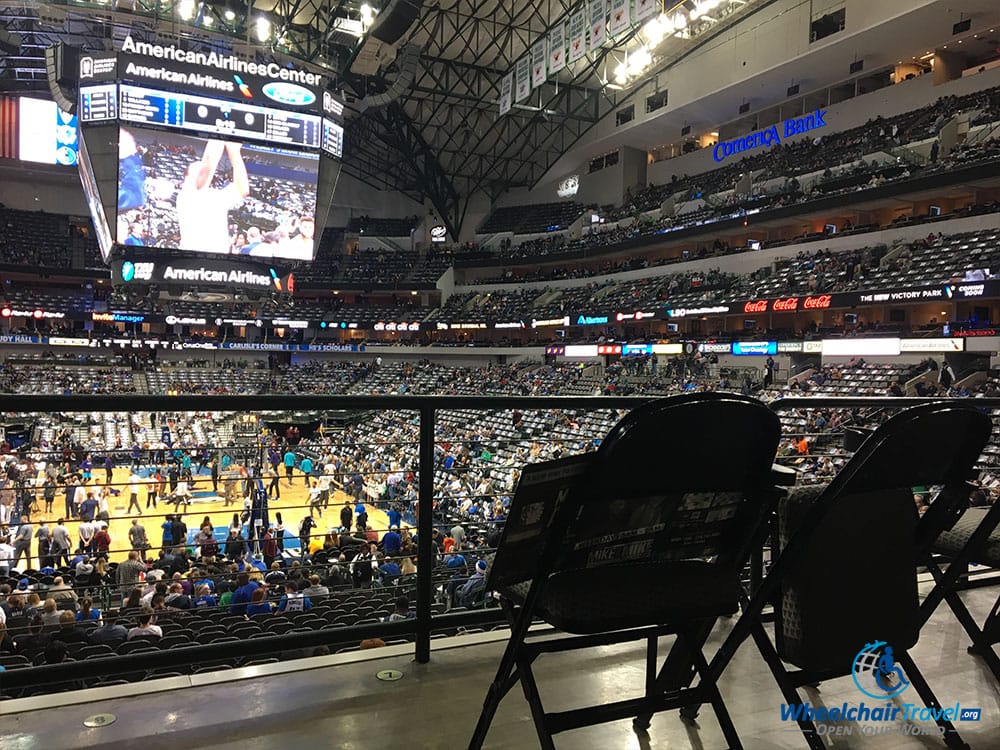 Dallas Mavericks ADA wheelchair seat