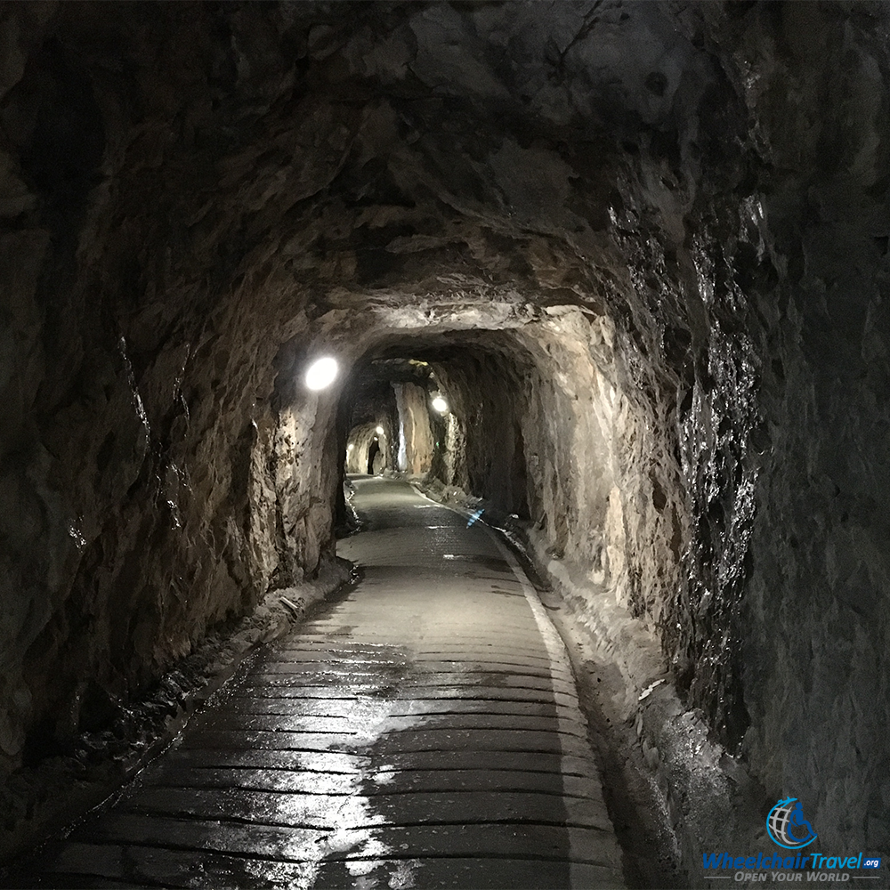 Pathway inside the Great Siege Tunnels