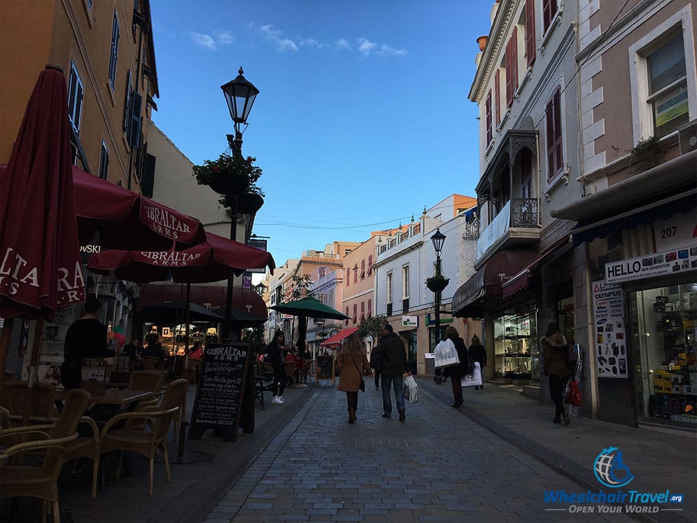 Main Street in Gibraltar