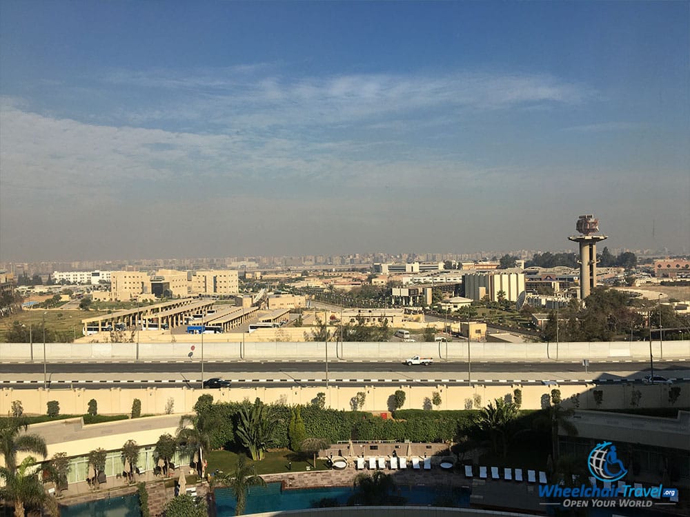 View from the Le Méridien Cairo Airport Hotel