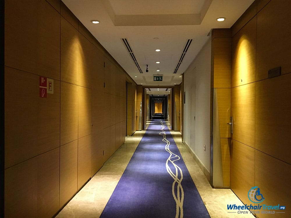 Interior hallway at Le Méridien Cairo Airport hotel